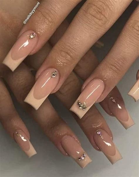 HERMOSAS UÑAS NUDE 【+ 25 ideas para no verte。